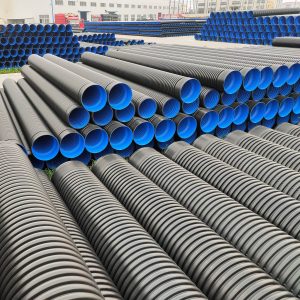 Polyethylene Drainage Culvert Sewage Drain Pipe Large Size 12 Inch 24 Inch 600mm Water Hdpe Double Wall Corrugated Pipe